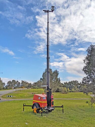 Mobile Trailer Mast